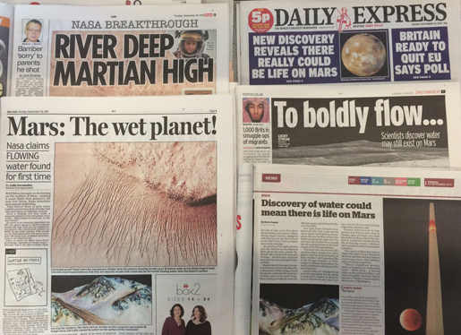 Mars headlines