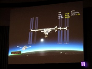 ATV3 Docking about to dock with the ISS ATV3 Docking about to dock with the ISS