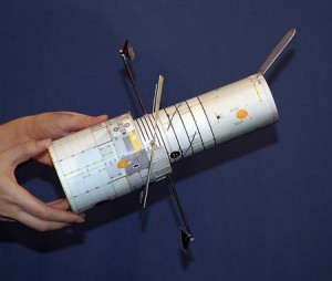 Paper Hubble Telescope Model