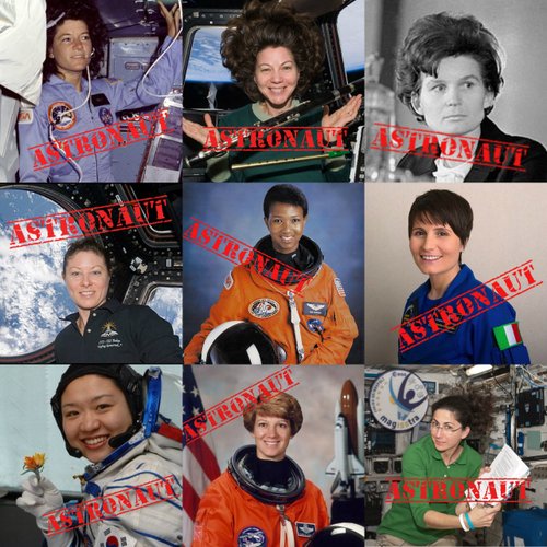 Hey Lynx Apollo, Women are astronauts too Images courtesy of NASA and Commons: RIA Novosti