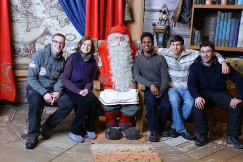 We met Santa