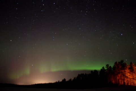 Northern lights in Finland