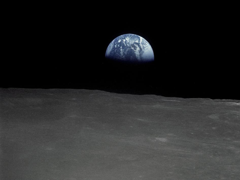 Earthrise as seen from Apollo 16. Credit: NASA