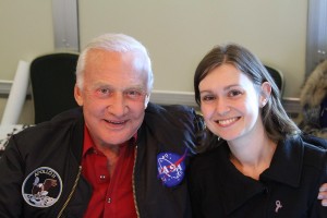 Buzz Aldrin and Kate Arkless Gray